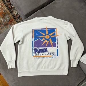 Vintage Purex Tennis Championship At Scottsdale Princess Sweatshirt Size Medium